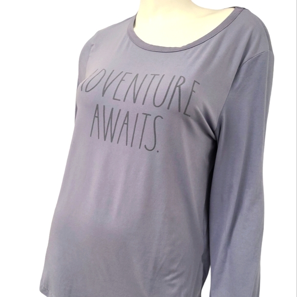 Rae Dunn Adventure Awaits Pullover Top size medium - Picture 3 of 5